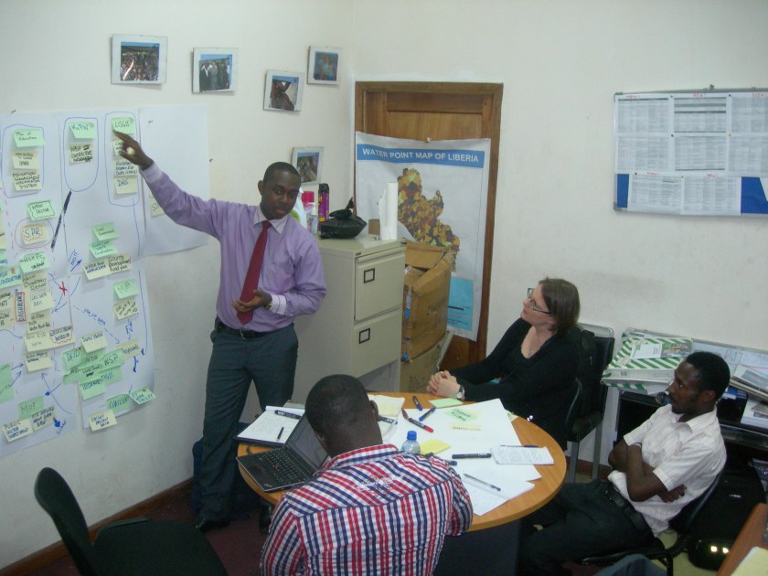 Mapping information flows in the Liberia WASH Sector with the NWSHPC