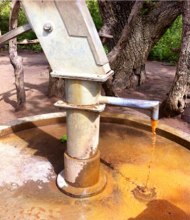 The role of galvanized pipes in the corrosion and failure of hand pumps